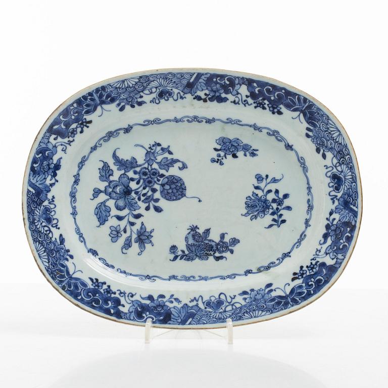 Servisdelar, 10 st, kompaniporslin, Kina, Qingdynastin, Qianlong (1736-95).