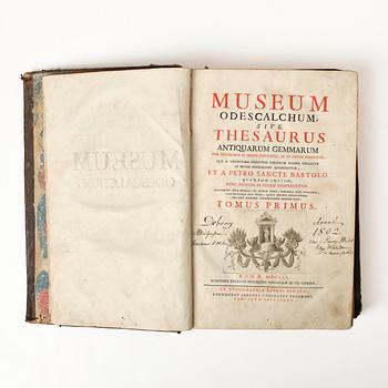 Queen Christina's collections of antique cameos and engraved gemstones, 1751-52.