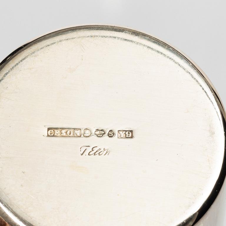 Tore Eldh, Five silver cups, Cesons Guldvaru, Gothenburg 1973.