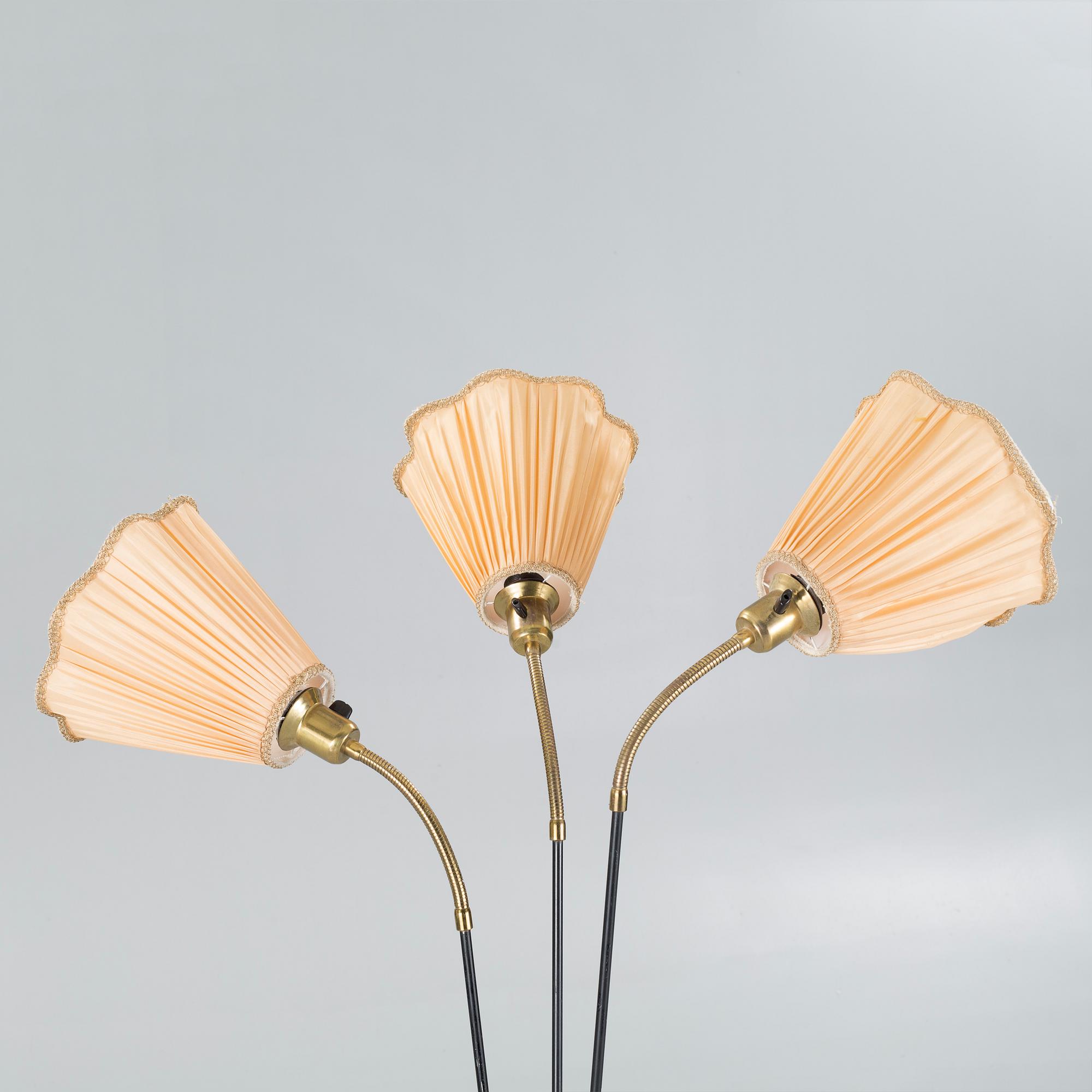 GOLVLAMPA, trearmad, 1950/60-tal.