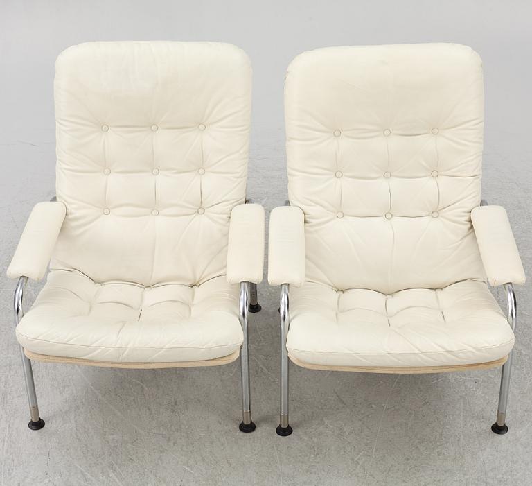 Fåtöljer, ett par, 1900-talets andra hälft.