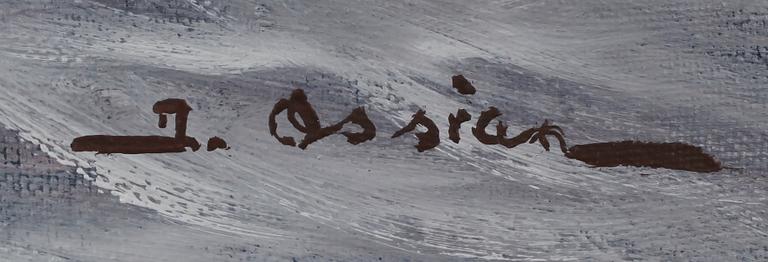 JOHAN OSSIAN-ANDERSSON, olja på duk, sign.