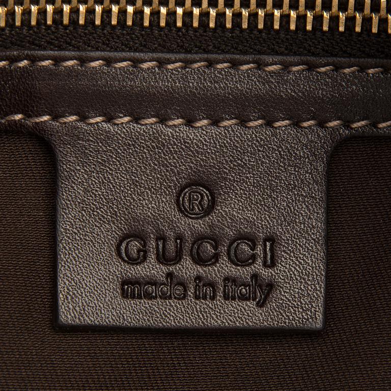 GG Canvas Bamboo Shoulder Bag.