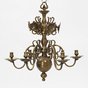 A 19th Century Baroque style chandelier.