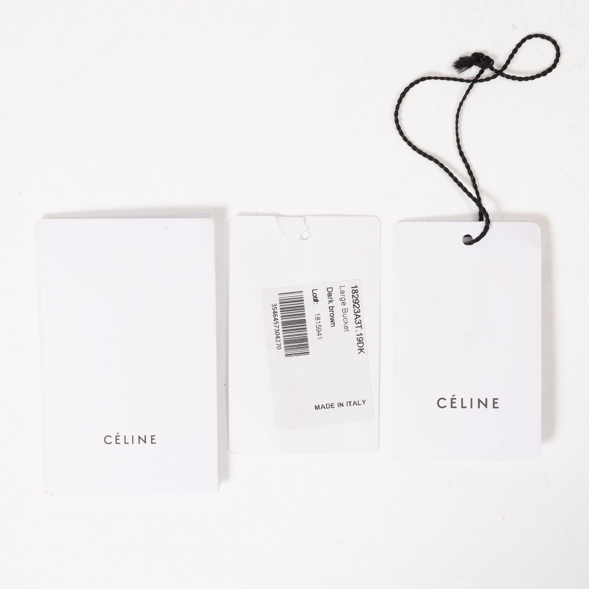 Celine, väska, "Large Bucket Bag".
