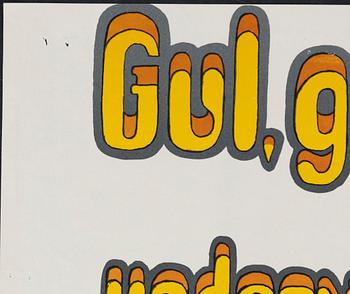 A vintage movie poster, 'The Beatles Yellow Submarine', 1968.