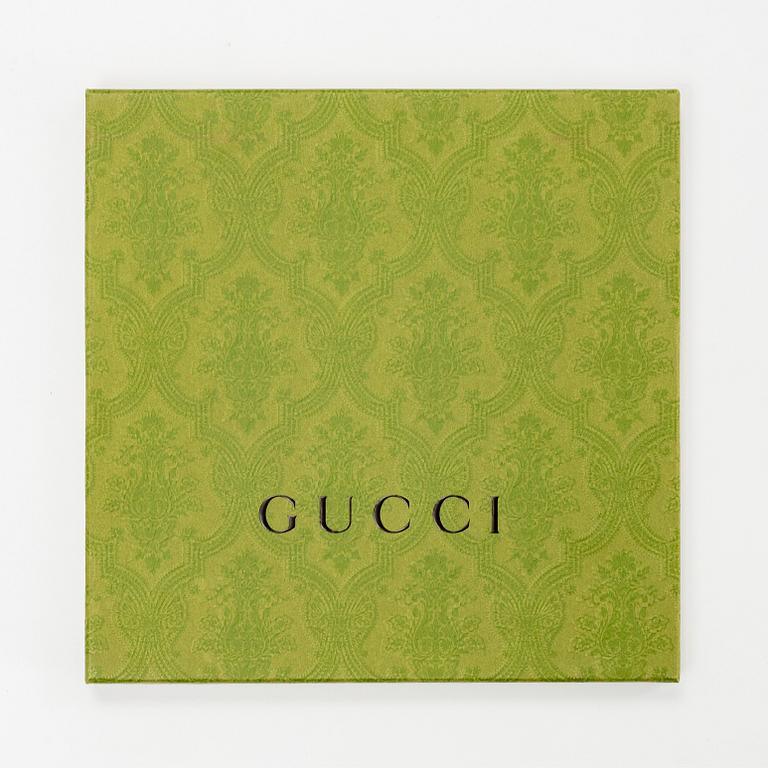 Gucci, scarf.