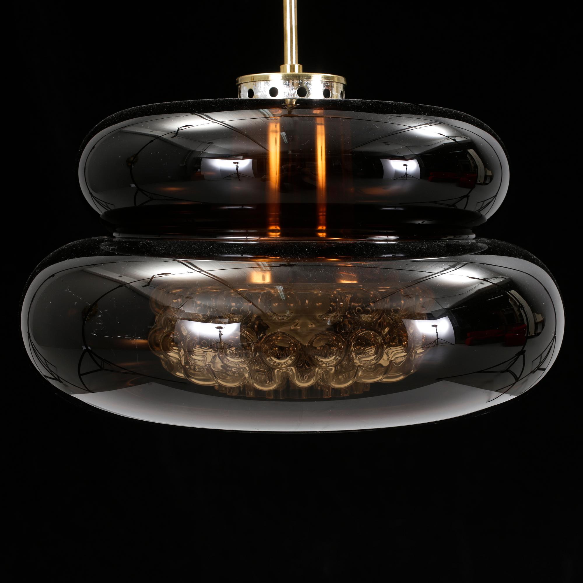 TAKLAMPA, "Bubblan", Carl Fagerlund, Orrefors, 1900-talets andra hälft.