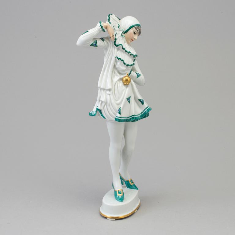 A Rosenthal porcelainfigure of 'Pierrette / Anita Berger', Germany, 1940's.