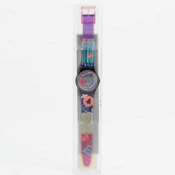 Swatch, Ean Code, wristwatch, 34 mm.