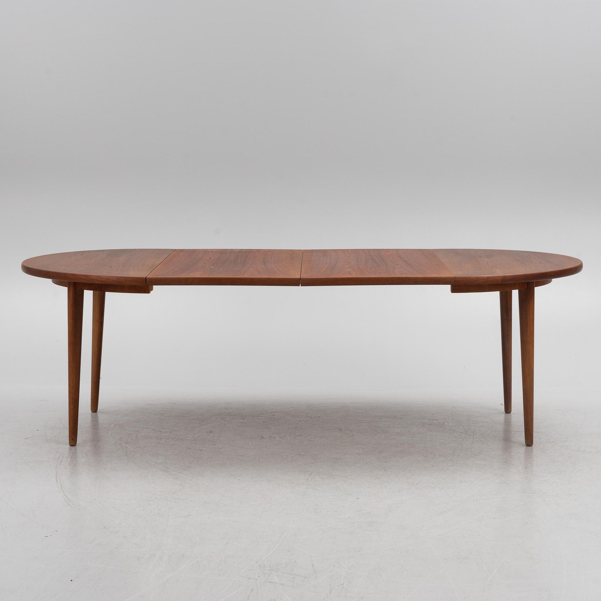 Karl Erik Ekselius, a dining table, JOC Möbler, Vetlanda, 1960s.