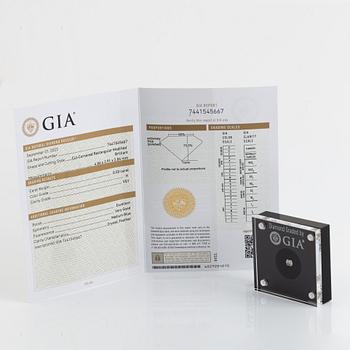 Diamant, 0,50 ct, med GIA dossier,