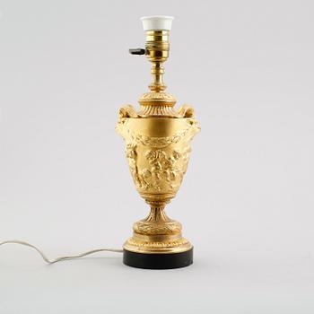 BORDSLAMPA, empirestil, 1800-/1900-tal.