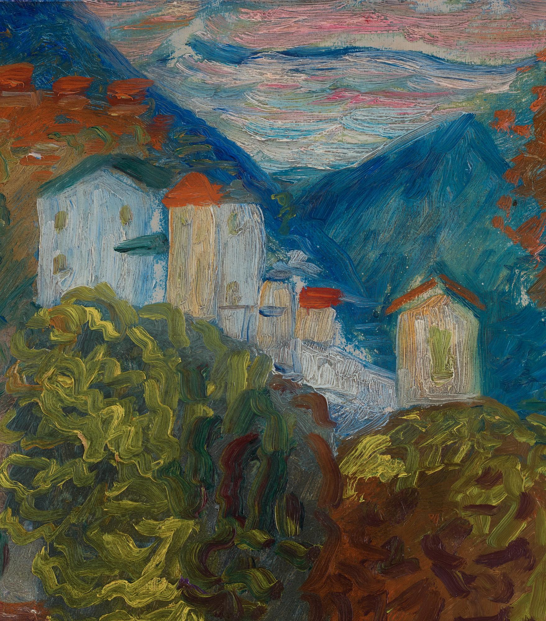 Sigrid Hjertén, Southern landscape.