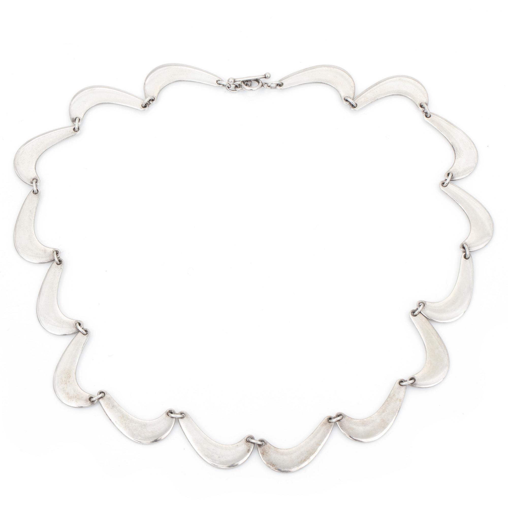 HALSKEDJA, sterling silver 925/1000, modell nr. 276, Georg Jensen, Köpenhamn.  Vikt 47 g.