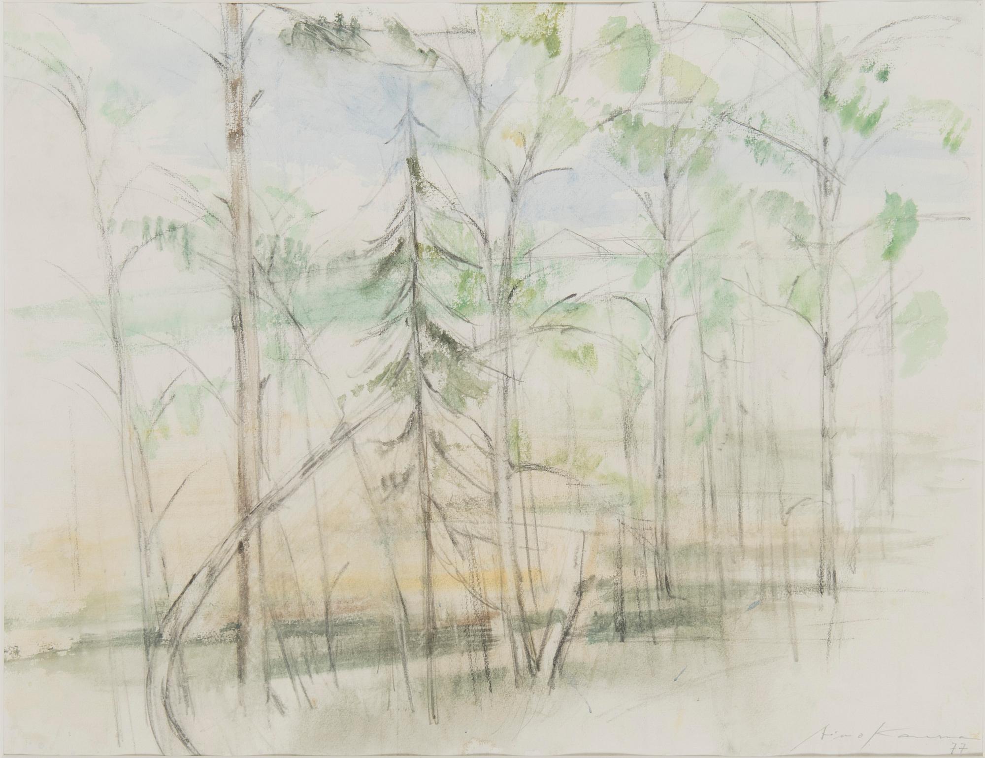 Aimo Kanerva, Spring Landscape.