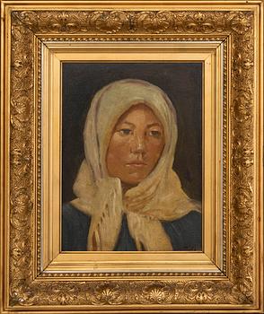 Michael Ancher, Oil on board, signed with monogram.