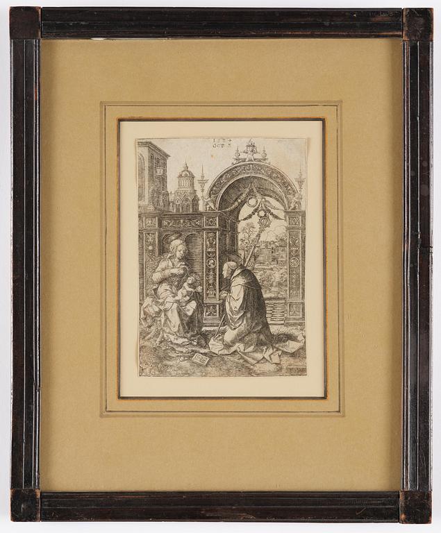 Dirk Jacobsz Vellert, "St. Bernard Adoring the Christ Child".