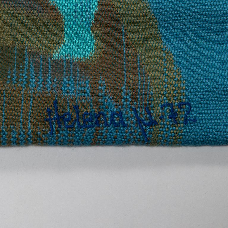 Helena My, a tapestry signed Helena µ-72.