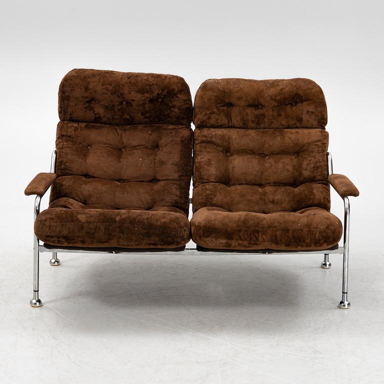 Bo Eigert, a 'Stålbo' sofa, Firma B. Eigert AB, Hova, 1970's.
