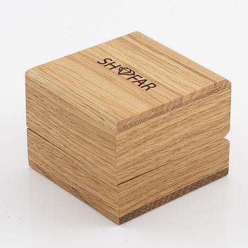 Ring helallians, 18K vitguld med briljantslipade diamanter.