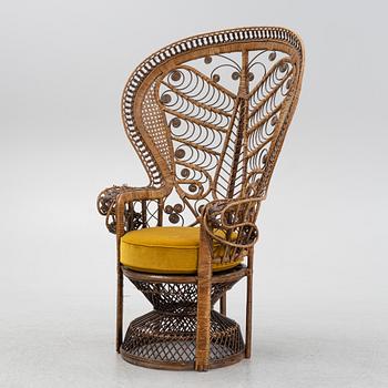 A wicker chair, second half of the 20th century.