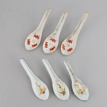 Skedar, ett parti om 32 stycken. Kina, 1900-tal.