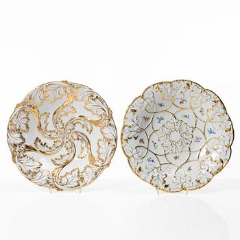 Meissen, Two porcelain bowls, early 20th century.