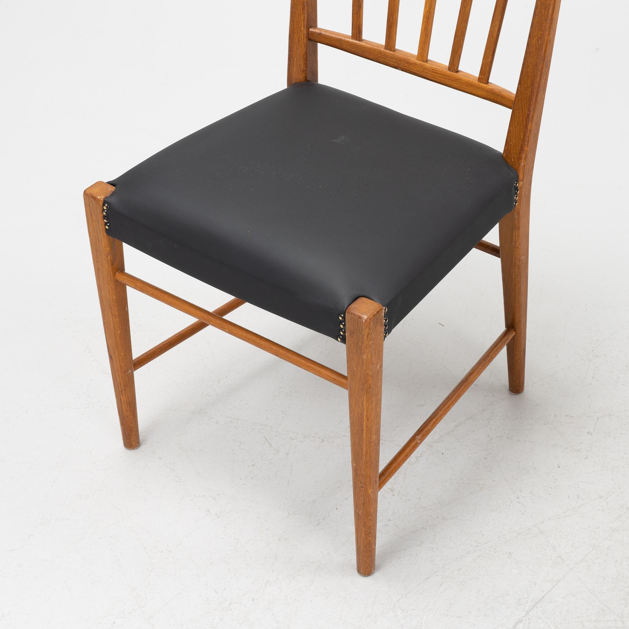A set of four chairs, Farstrup, Denmark, 1950's/60's.