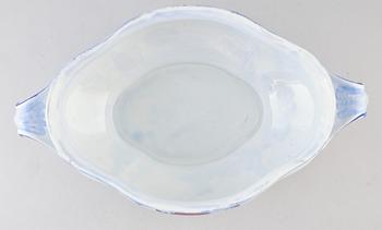 TERRIN MED LOCK, porslin, Rörstrand, sekelskiftet 1900.