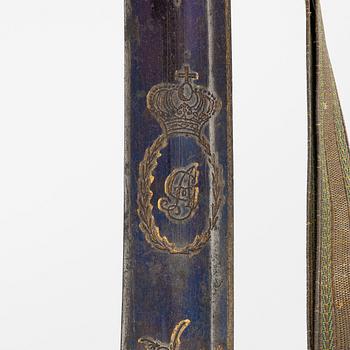 A Swedish officer's sabre from around the year 1800.