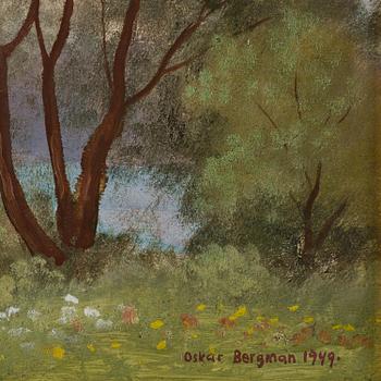 Oskar Bergman, Spring landscape.