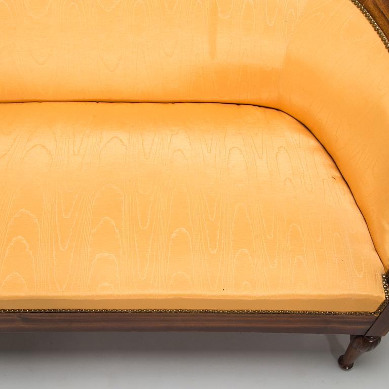 Sohva, mahonki ja mahonkiviilu, 1920-30-luku.