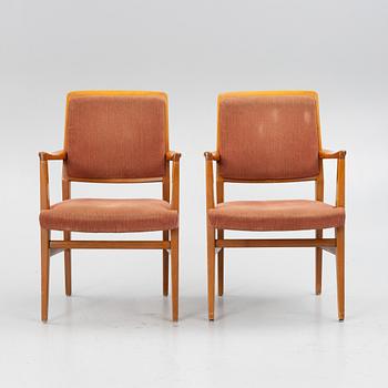 David Rosén, a pair of model 562-317 armchairs, Nordiska Kompaniet, 1959.