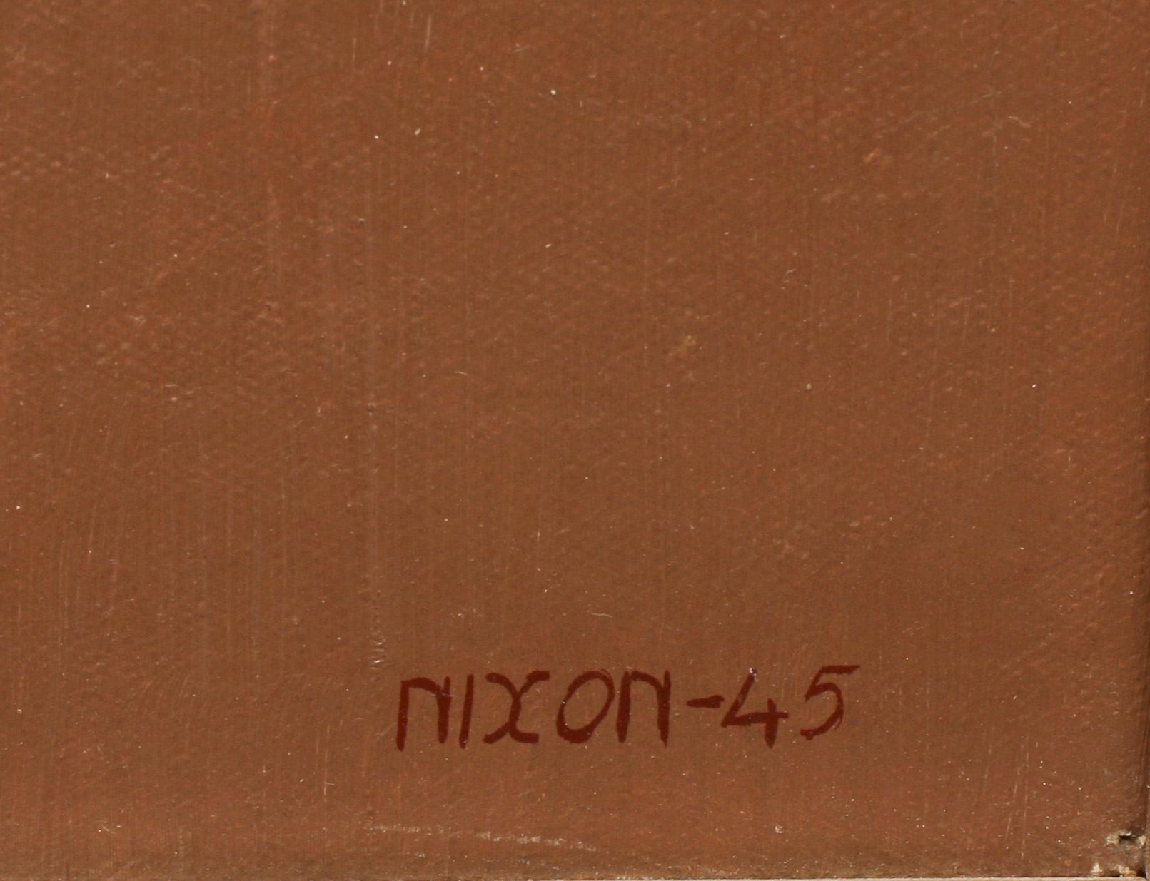 NILS NIXON, olja på pannå, sign o dat -45.