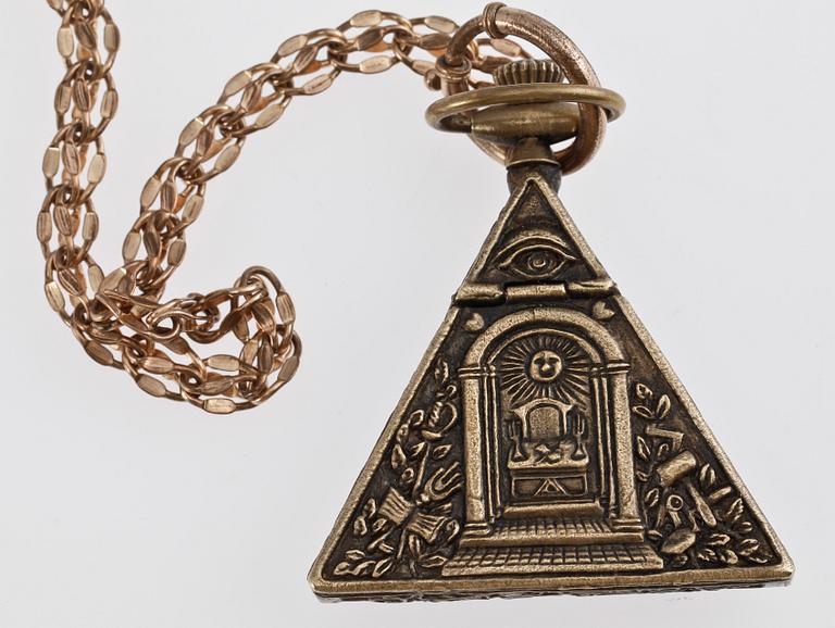 FICKUR, Hiram, frimurarsymboler.