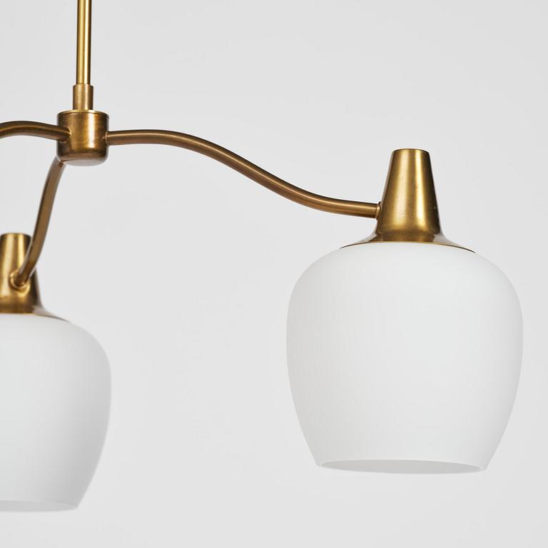 Harald Notini, a pair of ceiling lamps model 11954, Arvid Böhlmarks Lampfabrik, Stockholm, 1950s.