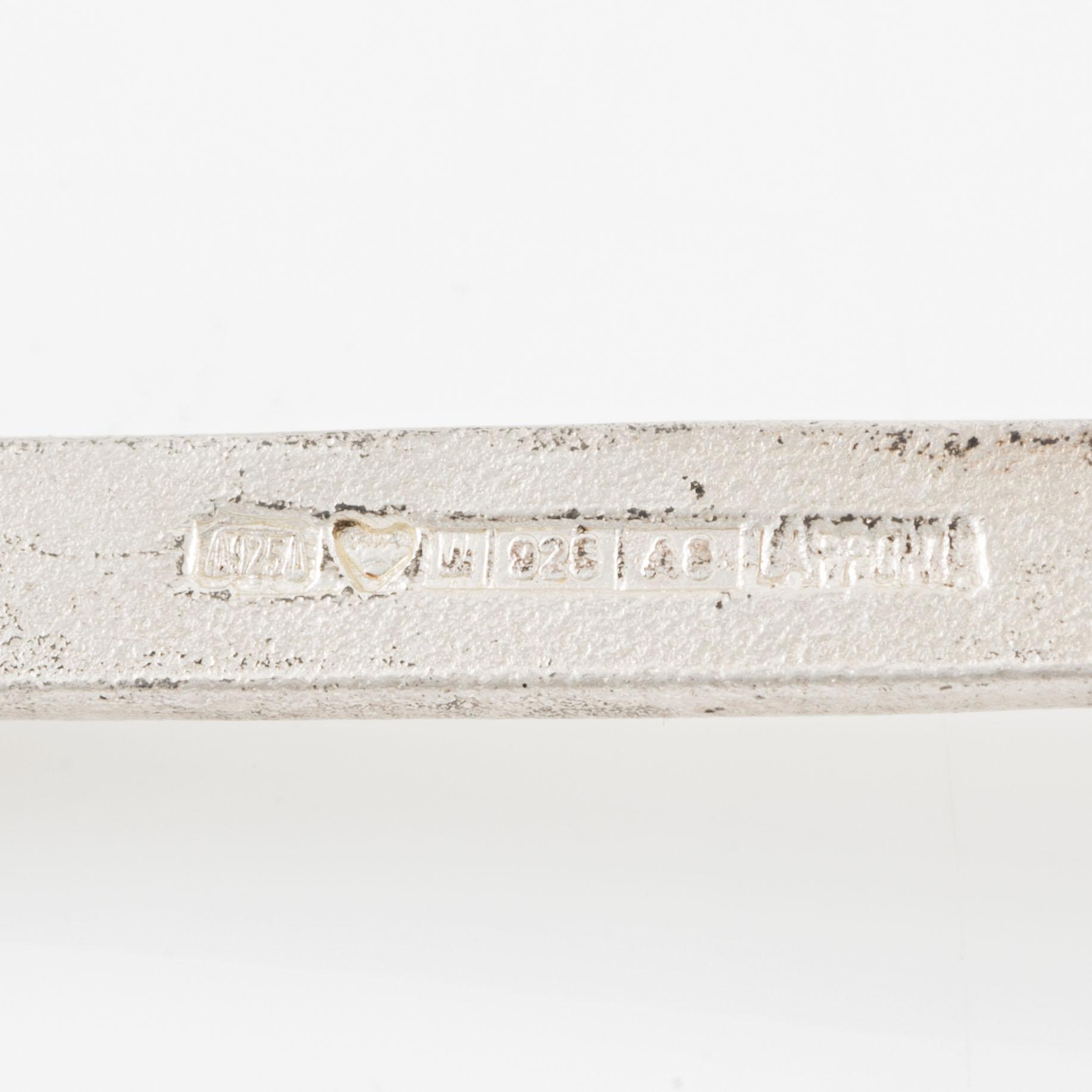 Lapponia, collier, sterlingsilver, Finland 1978, design sannolikt Björn Weckström.
