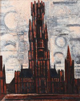 413. Marcel Gromaire, MARCEL GROMAIRE, oil on panel, Signed Gromaire and dated 1936.