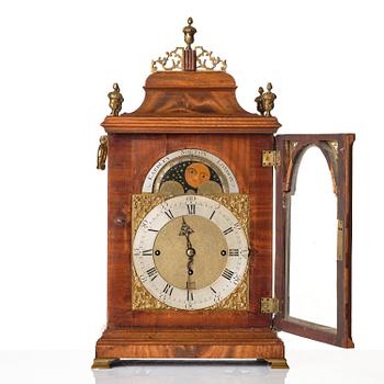 A George III musical bracket clock by Eardley Norton (watchmaker active in London 1762-94).