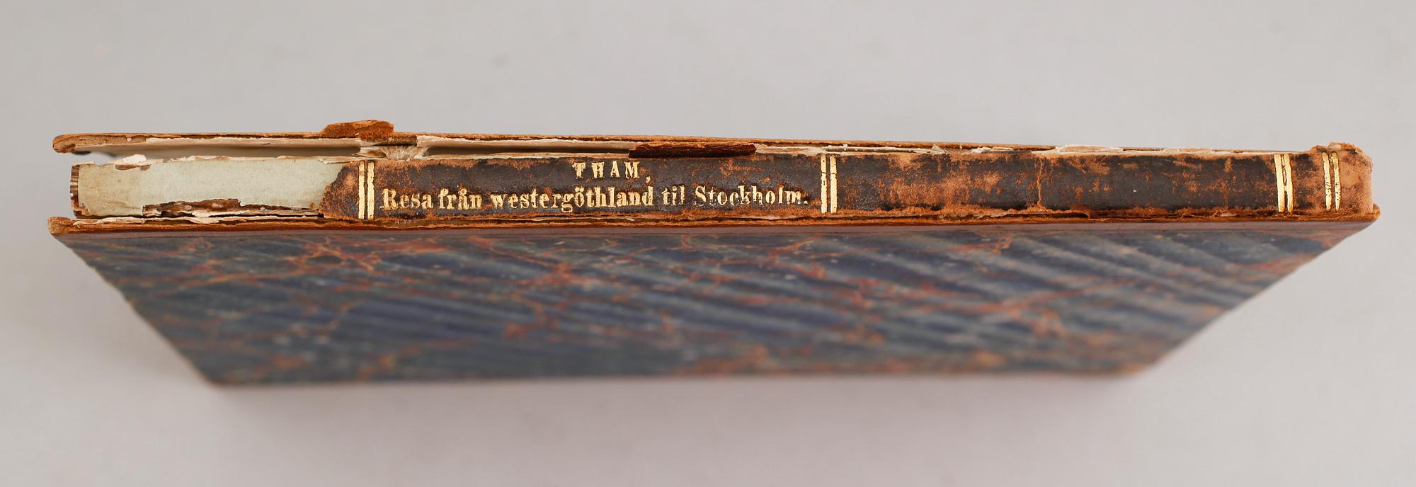 BOK, Anteckningar under och i anledning af en resa ifrån Westergöthland till Stockholm gjord åren 1796 och 1797.