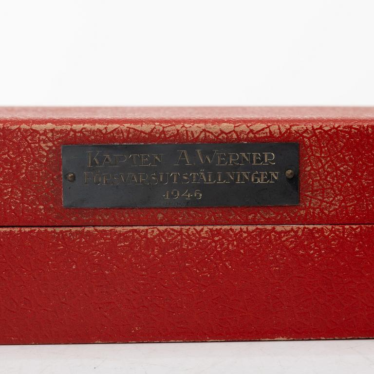 Six small silver cups, AB Sam Pettersson, Linköping, Sweden, 1946.