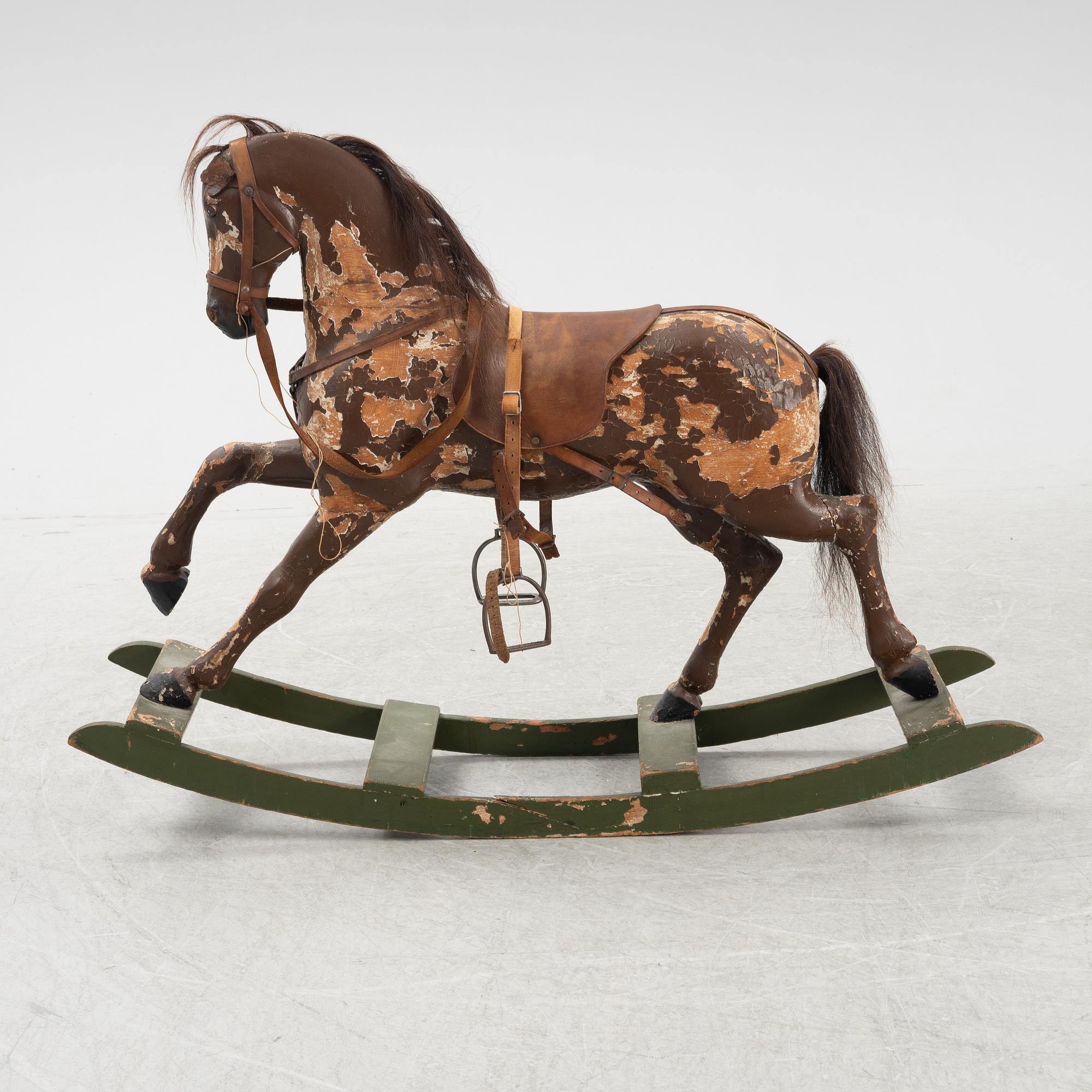 Gunghäst, omkring år 1900.