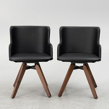 Studio Kronos, six "Mulan" chairs, Cattelan, Italia.