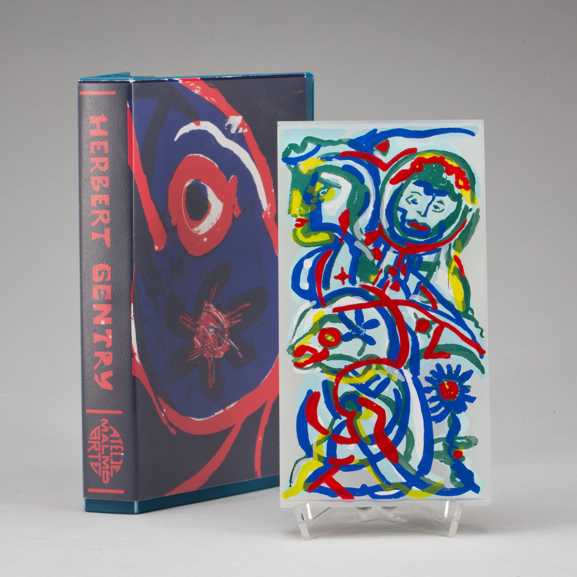 HERBERT GENTRY, tryck på plexiglas, signerad och numrerad 39/200.