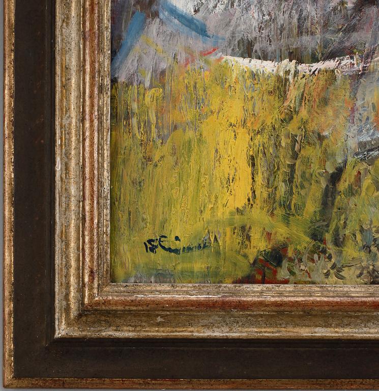 LOUISE ISE MORSSING, olja på duk. Sign.