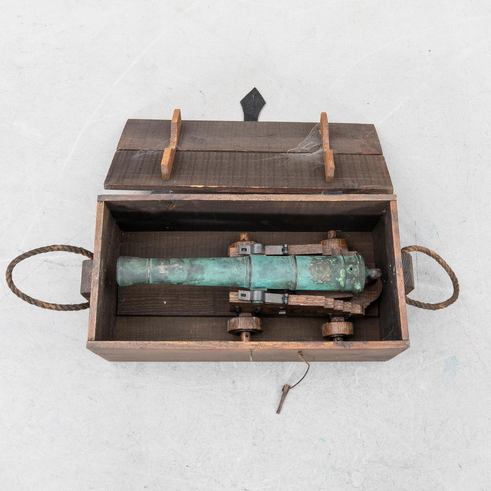 Salute cannon Swedish Metal Art AB Karlskrona 20th century.