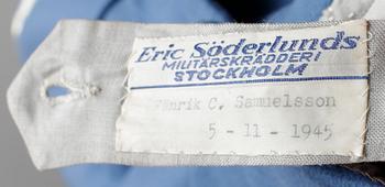 UNIFORM FÖR FÄNRIK SAMT KAVALLERISABEL, 1800-talets mitt till 1940-tal.