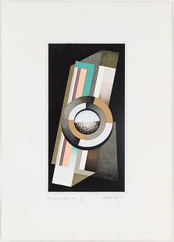 CHRISTIAN BERG, folder with five lithographs, no 56, signed 1973.