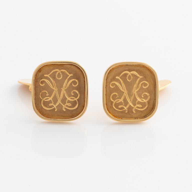 Cufflinks, Stigbert, 18K gold.